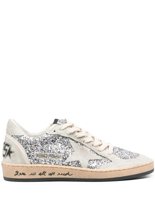 Ball-Star glitter low-top sneakers