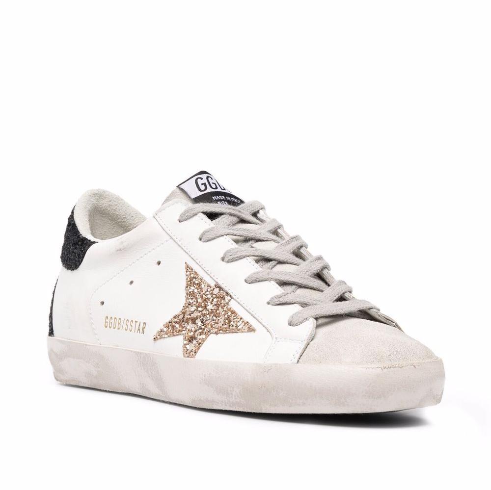 Golden Goose star-patch lace-up